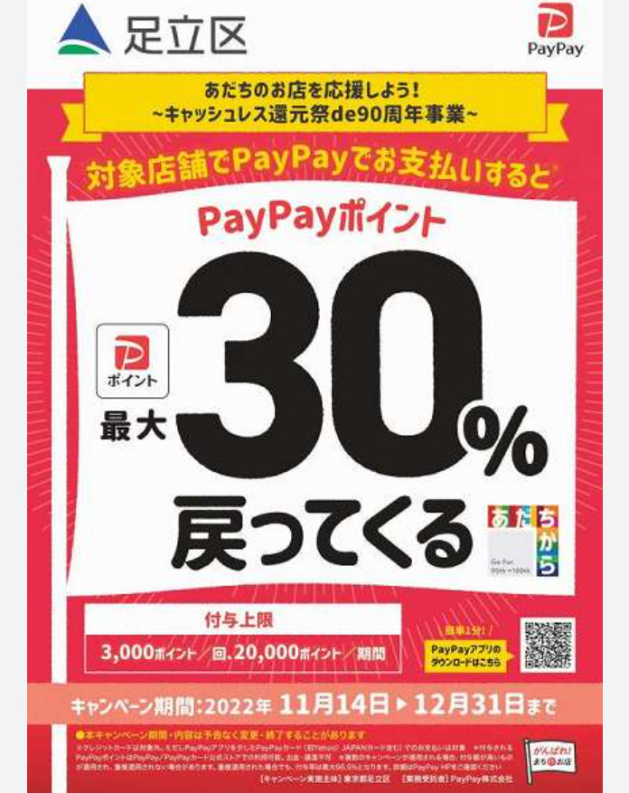 PayPayキャンペーンポスター